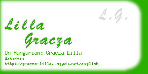 lilla gracza business card